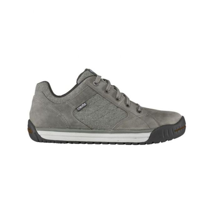 Oboz Canada Men's Mendenhall Low Canvas-Gunmetal