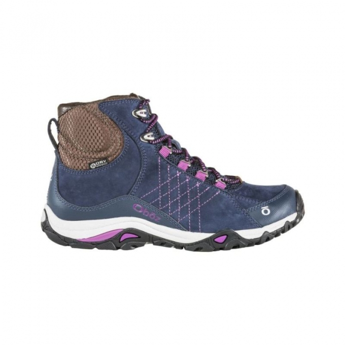 Oboz Canada Women's Sapphire Mid Waterproof-Huckleberr