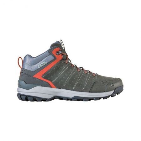 Oboz Canada Men's Sypes Mid Leather Waterproof-Gunmetal