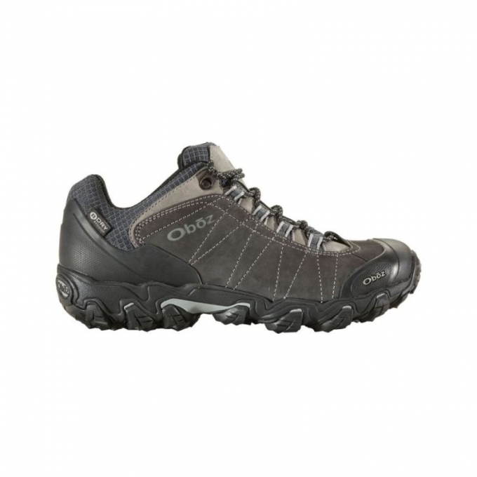 Oboz Canada Men's Bridger Low Waterproof-Dk Shadow