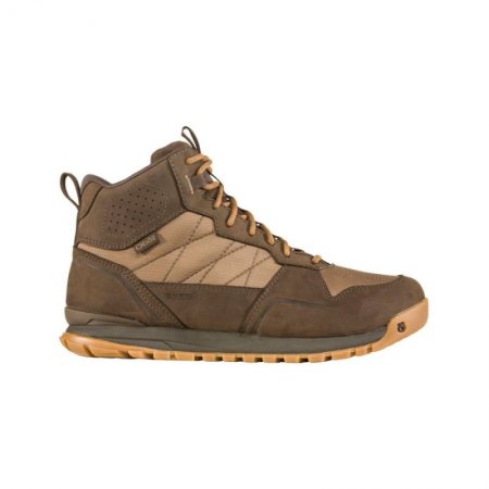 Oboz Canada Men's Bozeman Mid Waterproof-Woodgrain