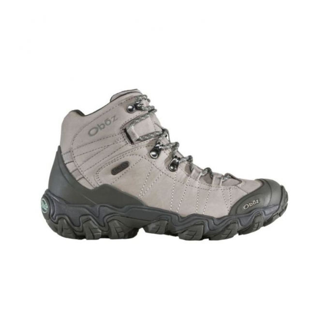 Oboz Canada Women's Bridger Mid Waterproof-Frostgray