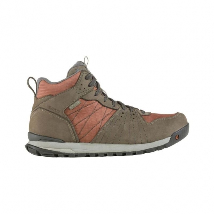 Oboz Canada Women's Bozeman Mid Waterproof-Desert Sun